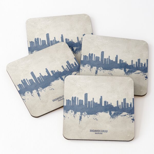 Item preview, Honolulu Hawaii Skyline designed and sold by ArtPrints.