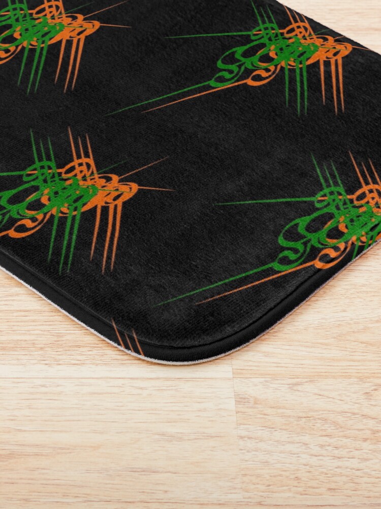 Alternate view of Cluster of clefs - - repeating a detail makes a pattern Bath Mat