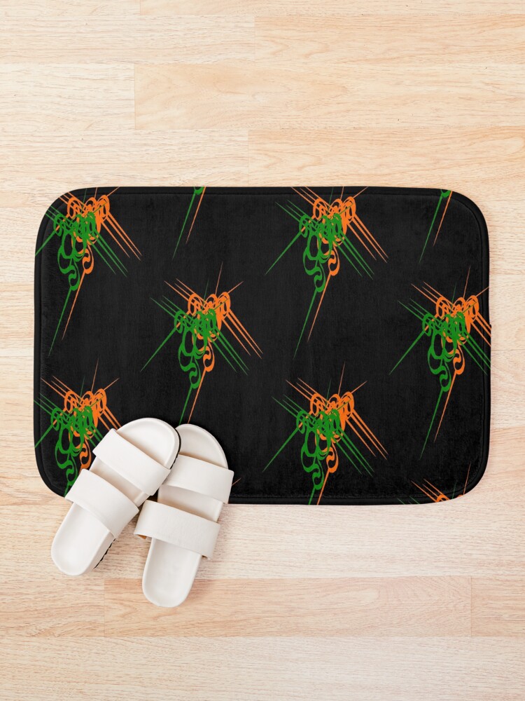 Alternate view of Cluster of clefs - - repeating a detail makes a pattern Bath Mat