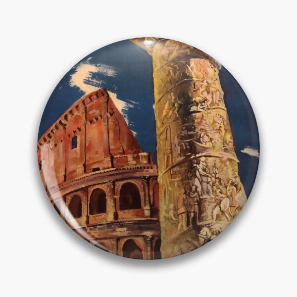 Item preview, ENIT Roma vintage travel poster designed and sold by stickart-marek.