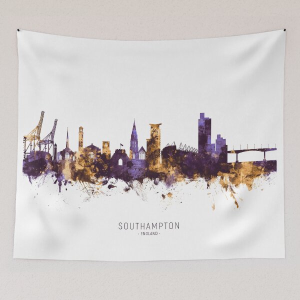 Item preview, Southampton England Skyline designed and sold by ArtPrints.