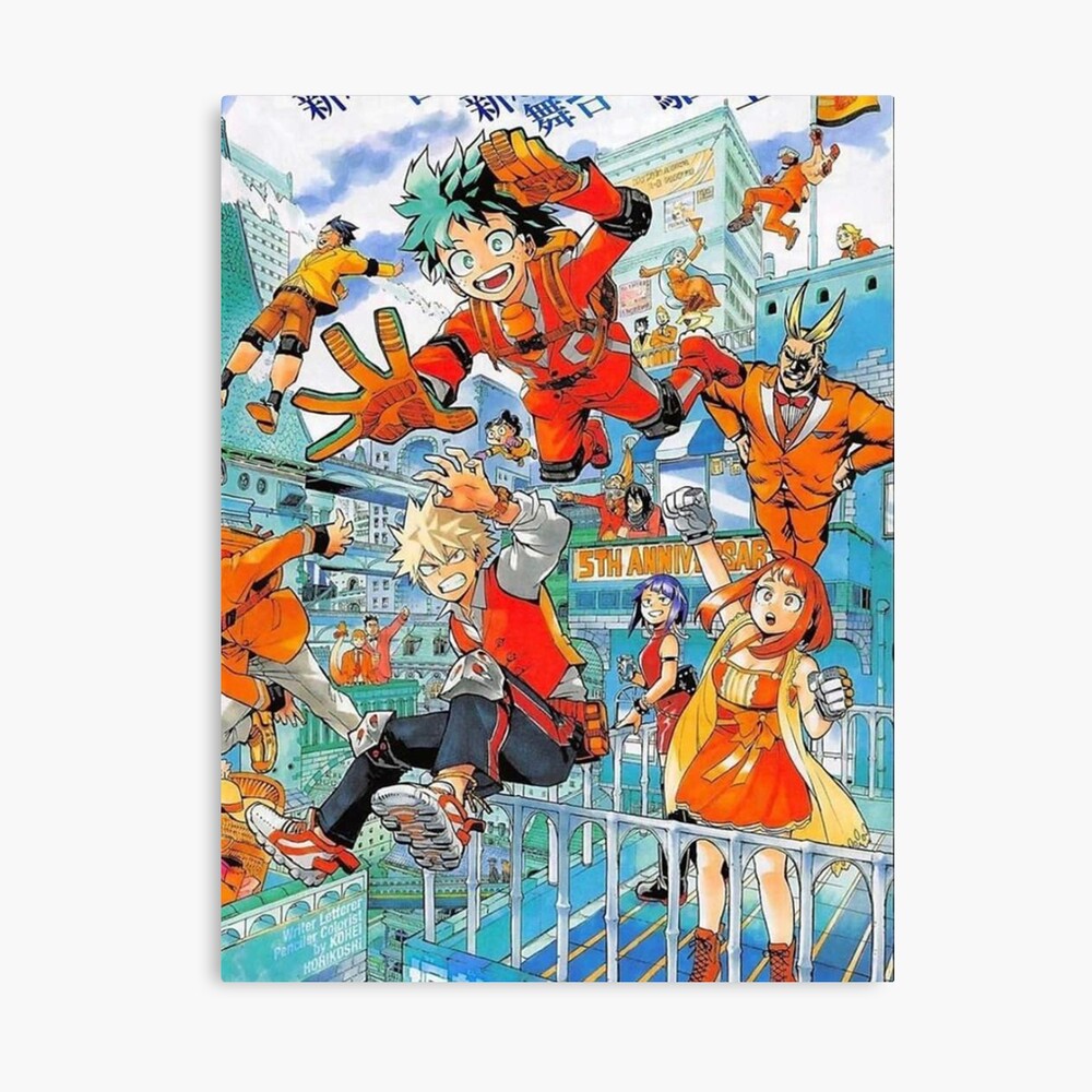 Mha Chapter 235 Colour Spread 2 Photographic Print By Lumyoss Redbubble