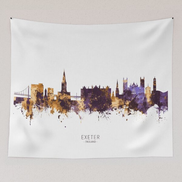 Item preview, Exeter England Skyline designed and sold by ArtPrints.