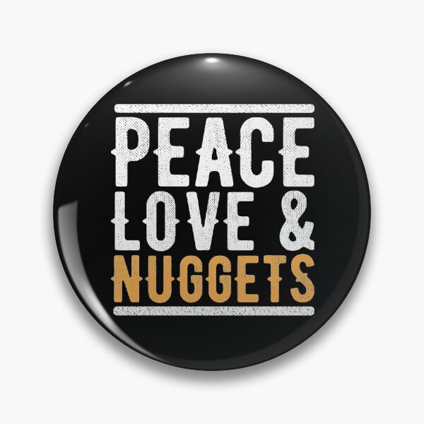 Item preview, Peace Love and Chicken Nuggets Lover Funny Gift Food Humor Quote  designed and sold by alenaz.