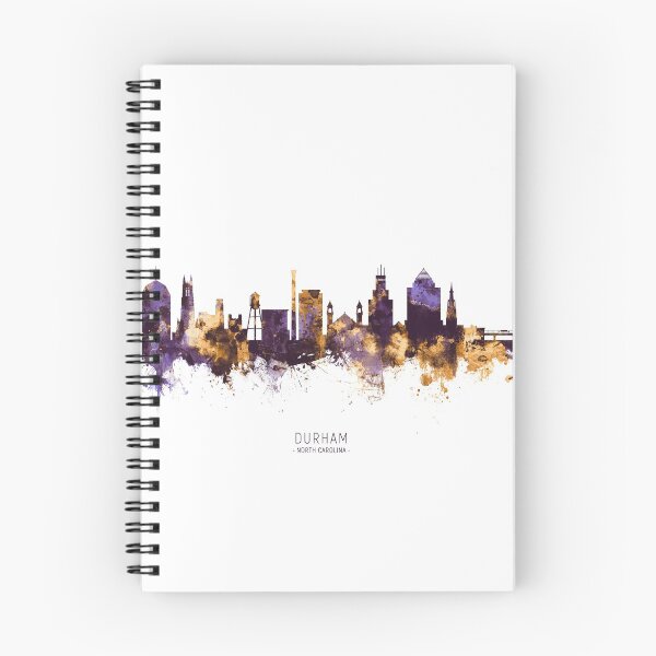 Artikelvorschau, Durham North Carolina Skyline entworfen und verkauft von ArtPrints.