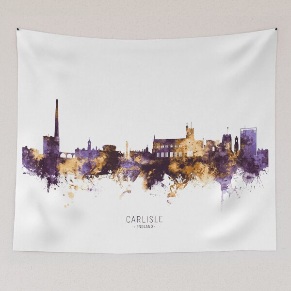 Artikelvorschau, Carlisle England Skyline entworfen und verkauft von ArtPrints.