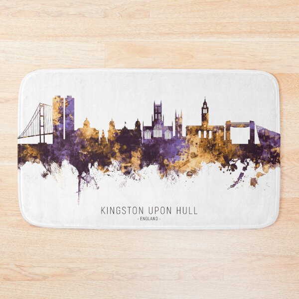 Item preview, Kingston upon Hull England Skyline designed and sold by ArtPrints.