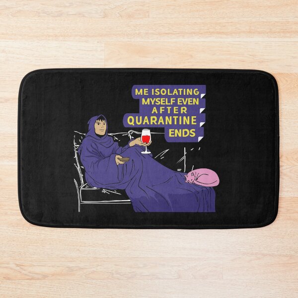 Item preview, Me Isolating Myself even after quarantine ends shirt design designed and sold by gideonm.