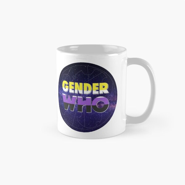 Item preview, Gender Who - Non-Binary (blue) designed and sold by gallifreystede.