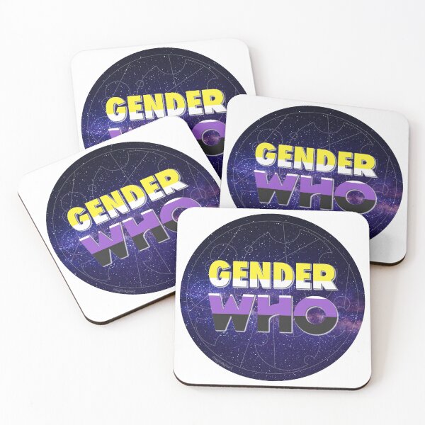 Item preview, Gender Who - Non-Binary (blue) designed and sold by gallifreystede.