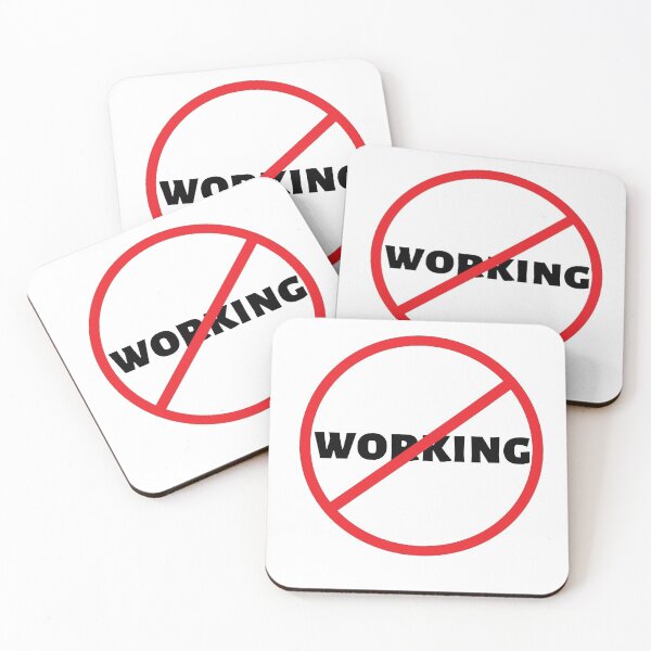 Item preview, Sign , Working not allowed  designed and sold by viktoriqger.