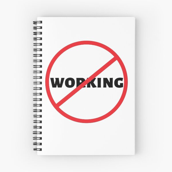 Item preview, Sign , Working not allowed  designed and sold by viktoriqger.