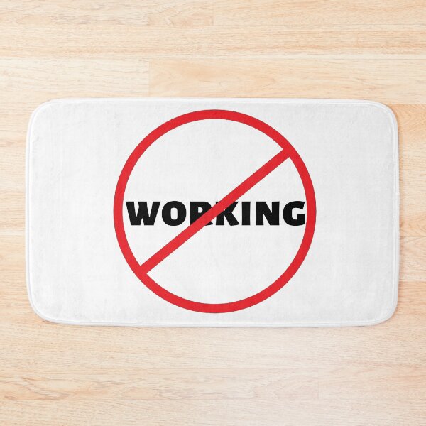 Item preview, Sign , Working not allowed  designed and sold by viktoriqger.