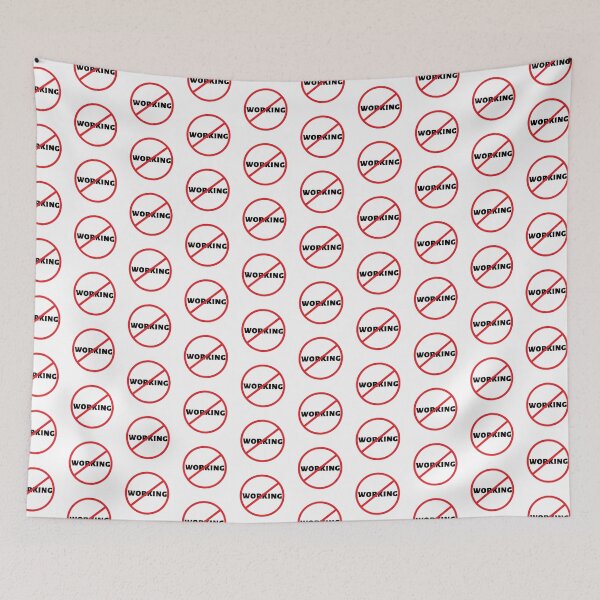 Item preview, Sign , Working not allowed  designed and sold by viktoriqger.