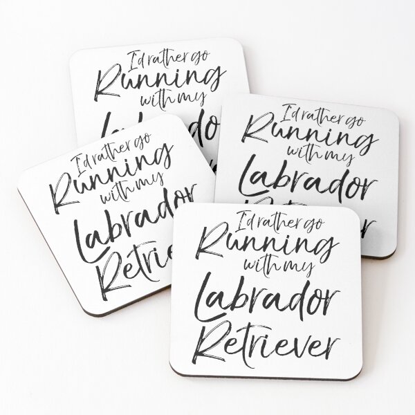 Item preview, I'd Rather Go Running with My Labrador Retrieve Funny Runner Dog Quote designed and sold by TNDesignStudio.