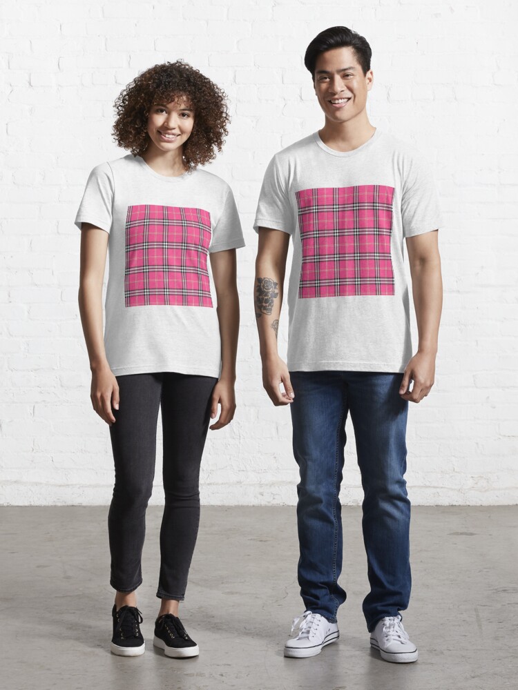 Y2k Pink Plaid Pattern 