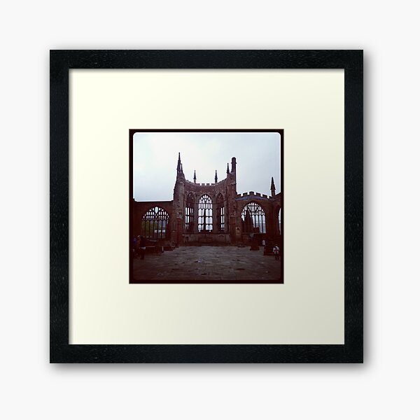 Coventry Old Cathedral Framed Art Print