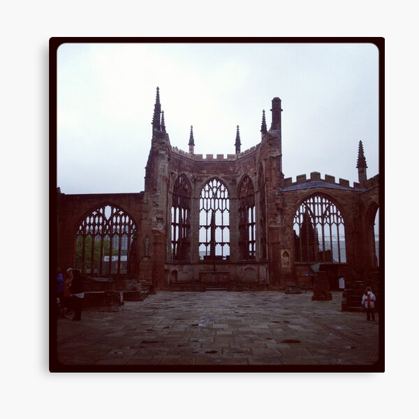 Coventry Old Cathedral Canvas Print