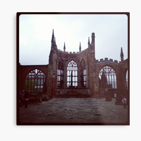 Coventry Old Cathedral Metal Print