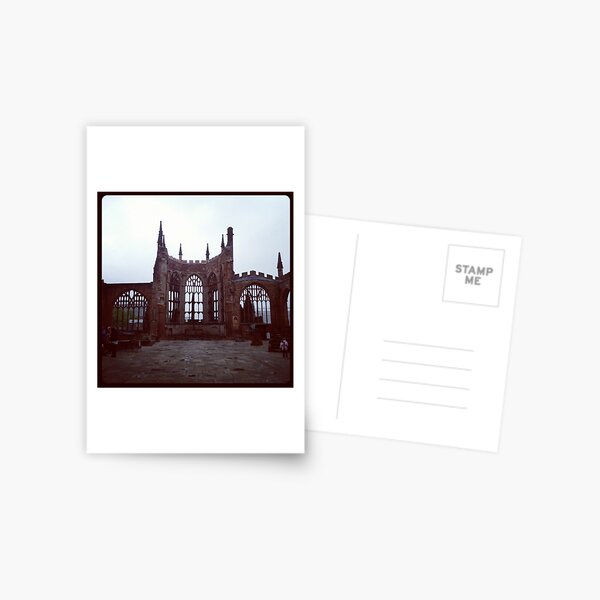 Coventry Old Cathedral Postcard