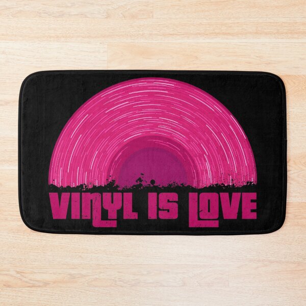 Item preview, Pink Vinyl is love (black) designed and sold by animinimal.