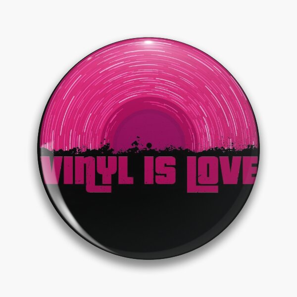 Item preview, Pink Vinyl is love (black) designed and sold by animinimal.