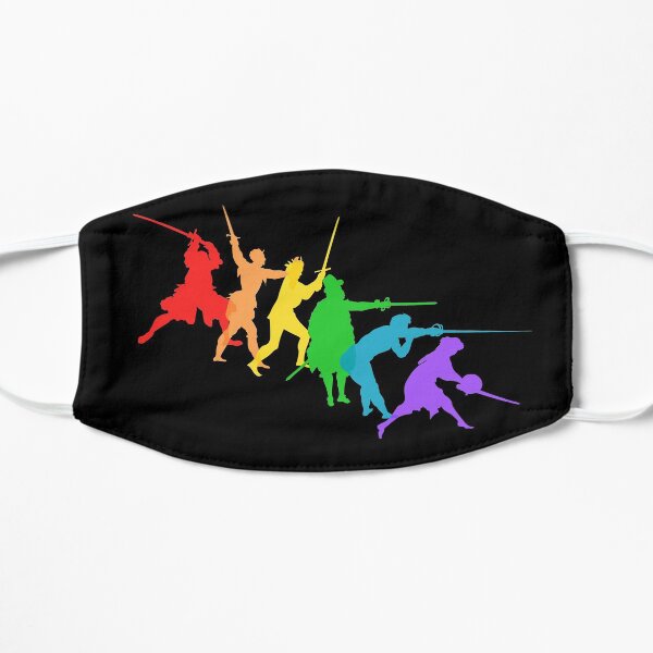 A Spectrum of Swordy Silhouettes Mask