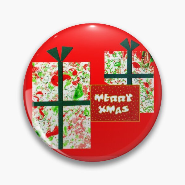 Item preview, Marbled and Collaged Merry Xmas Card designed and sold by Heatherian.