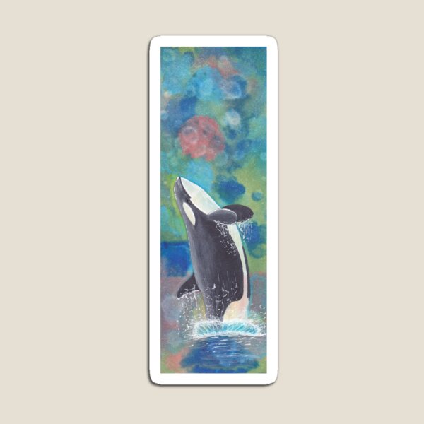 Breaching Orca Magnet