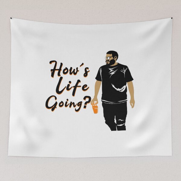 Item preview, How´s life going? falling drink shirt design designed and sold by gideonm.