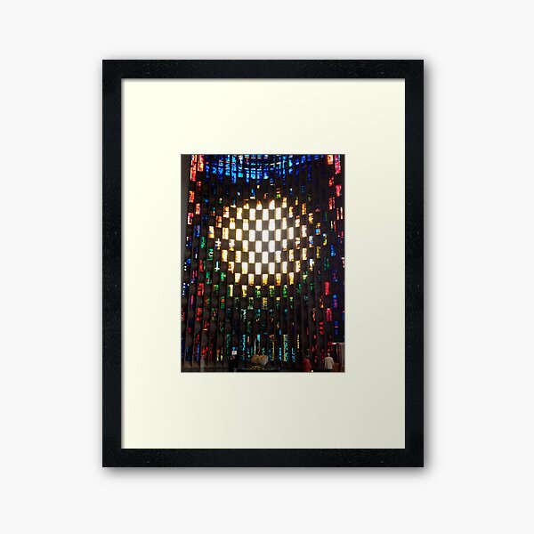 Window, Coventry Cathedral 2 Framed Art Print