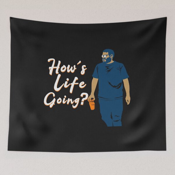 Item preview, How´s life going? falling drink shirt design designed and sold by gideonm.