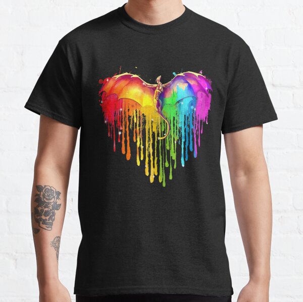 Rainbow T Shirts Redbubble - roblox dragon hearted song 1d