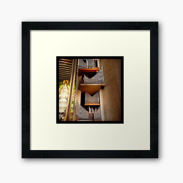 Organ pipes, Coventry Cathedral 1 Framed Art Print