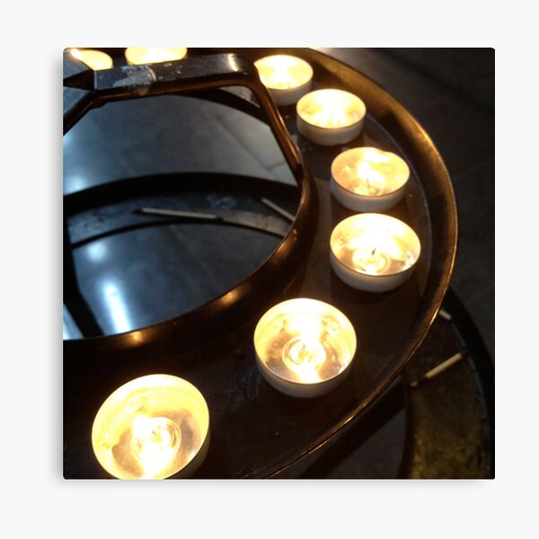 Prayer candles Canvas Print