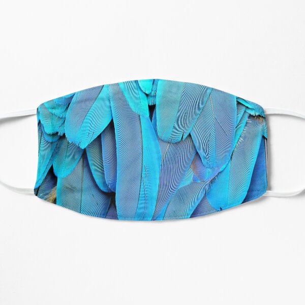 Blue Parrot Flat Mask