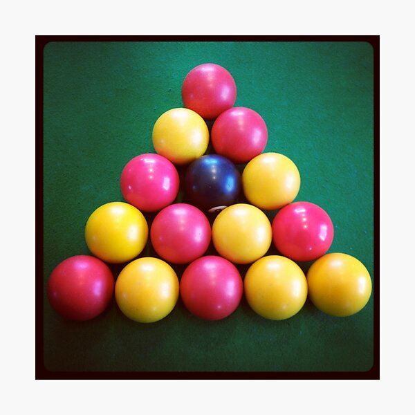 Pool balls Photographic Print