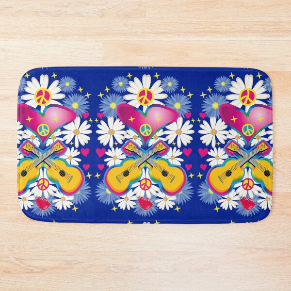 Item preview, 27 Herzen Gitarren Peace Frieden Blumen designed and sold by Margarita-Art.