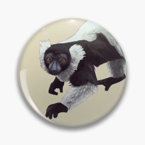 Item preview, Black and White Ruffed Lemur designed and sold by Atarial.