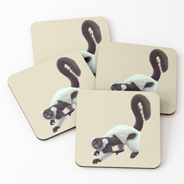 Item preview, Black and White Ruffed Lemur designed and sold by Atarial.