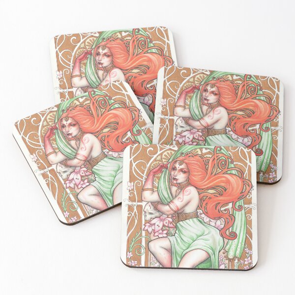 Item preview, ART NOUVEAU SUCCUBUS designed and sold by medusadollmaker.
