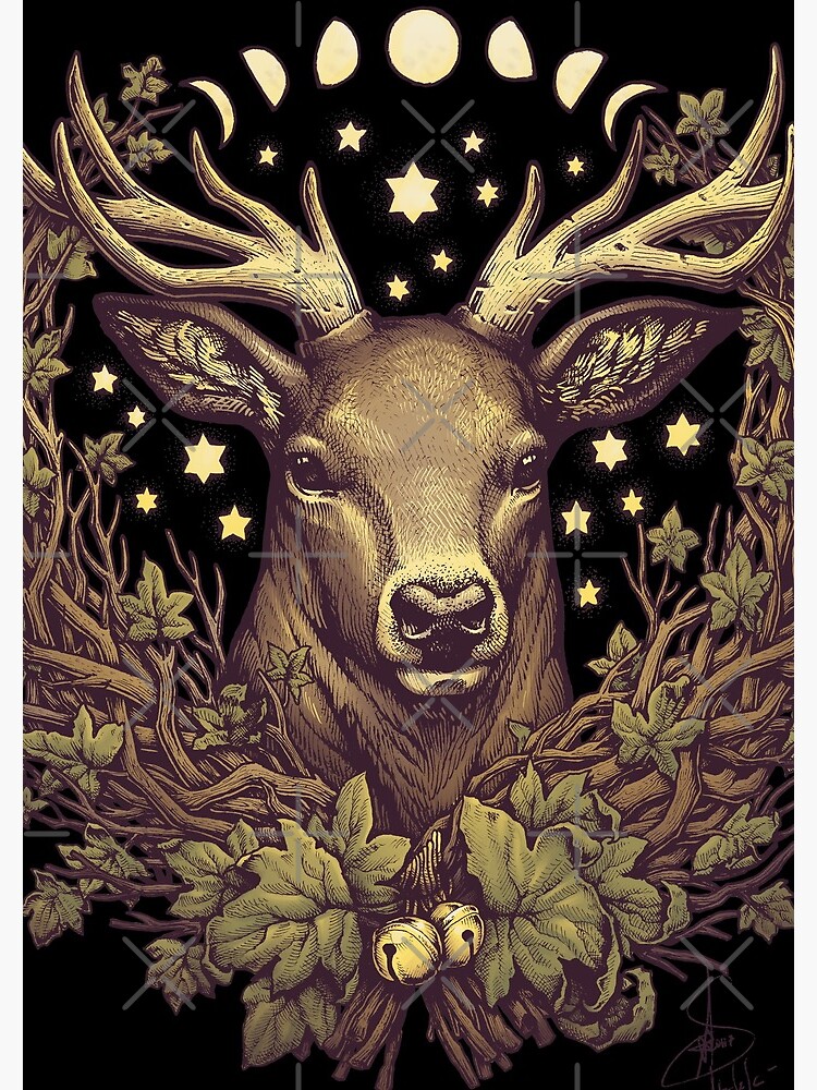 Thumbnail 3 of 3, Journal, CERNUNNOS STAG designed and sold by medusadollmaker.