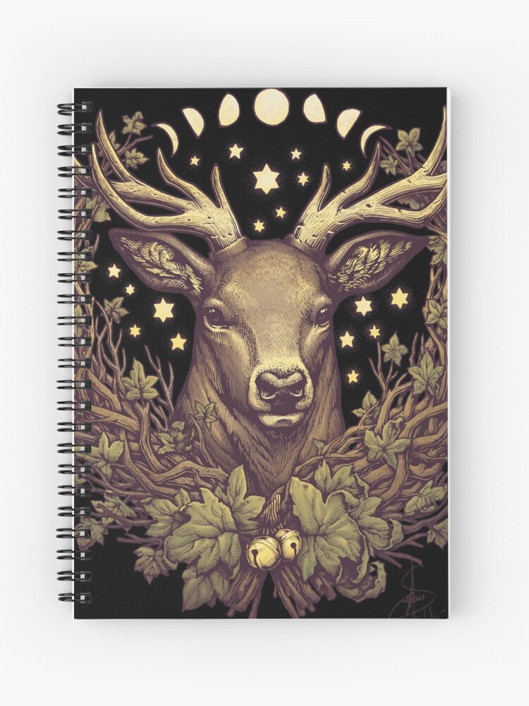 Thumbnail 1 of 3, Journal, CERNUNNOS STAG designed and sold by medusadollmaker.