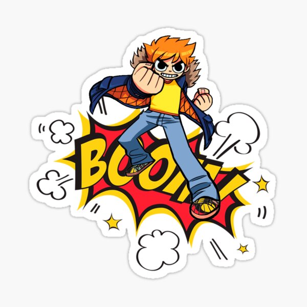 Scott Pilgrim - BOOM! (Scott Pilgrim vs The World) Sticker