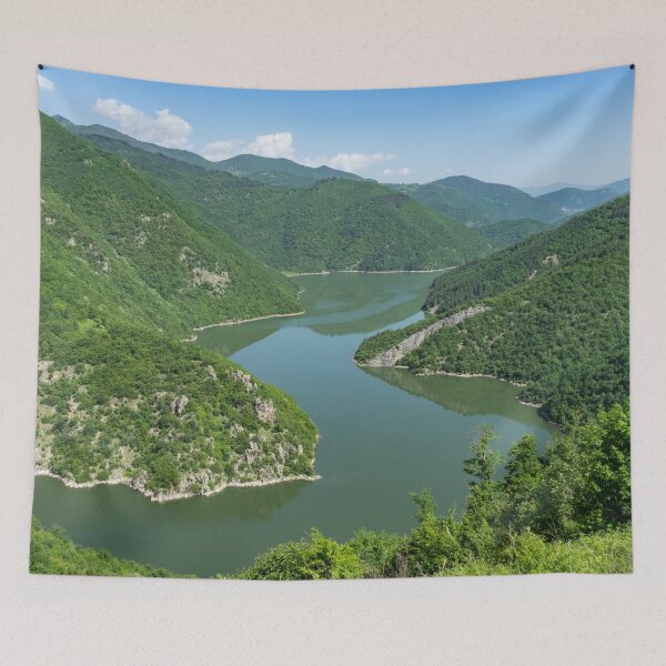 Item preview, Green Mountains, Spilling in the Lake designed and sold by Georgia Mizuleva.