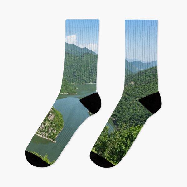 Item preview, Green Mountains, Spilling in the Lake designed and sold by Georgia Mizuleva.