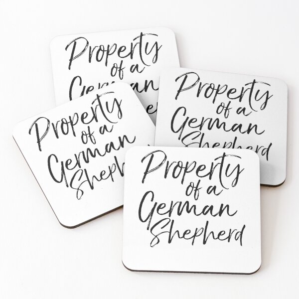 Item preview, Property of a German Shepherd Dog Quote designed and sold by TNDesignStudio.