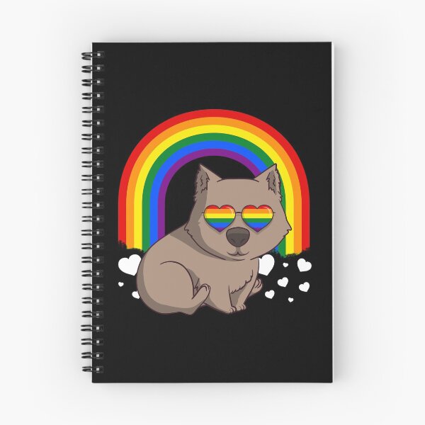 Item preview, Gay Pride Wombat LGBTQ Rainbow designed and sold by fatamyfan1.