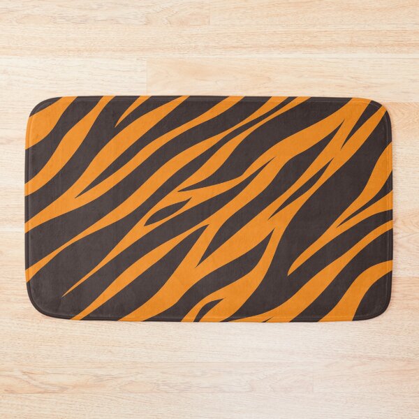 Item preview, Tiger Orange Wave Prints Background designed and sold by flying-flamingo.