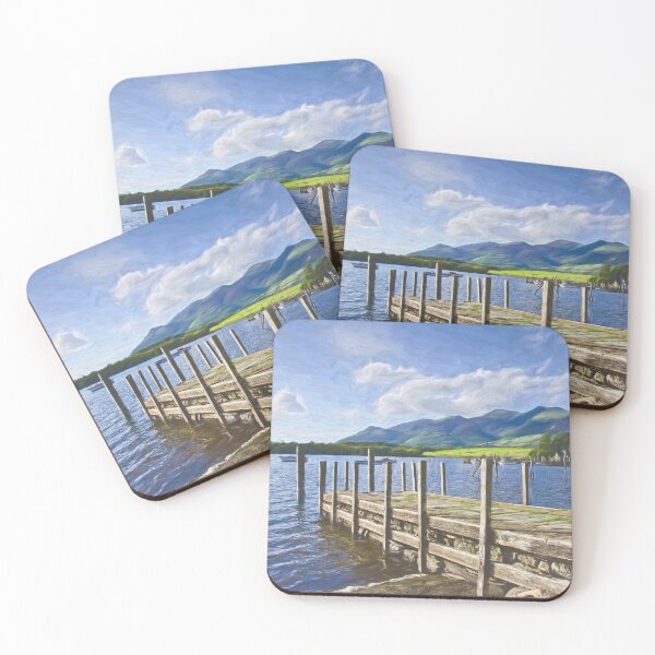Item preview, Derwentwater Jetty Impressionist Style designed and sold by IanWL.